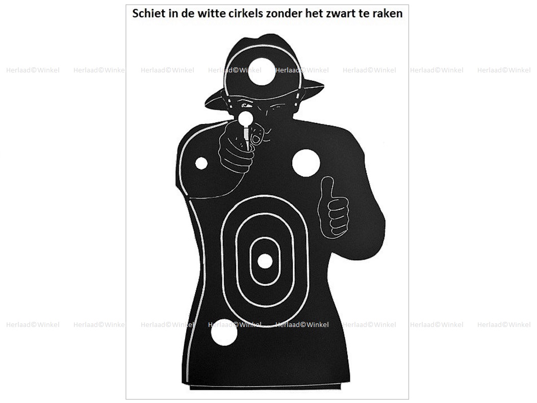 MOBSTER Airgun Paper Targets 29.5x42 centimeter package of 10